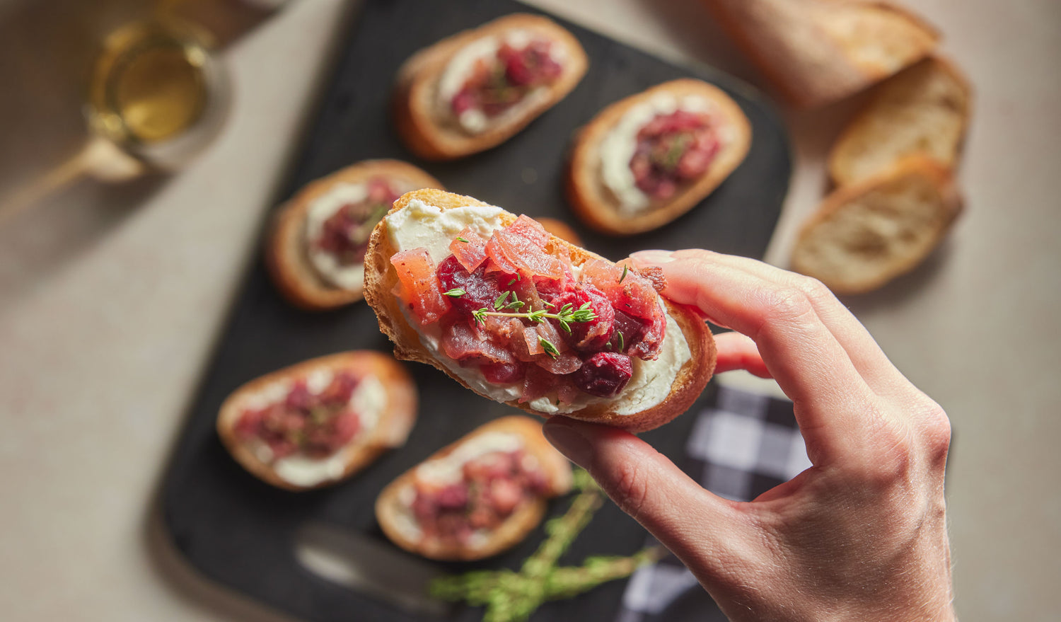 Creamy Cranberry Bacon Bites