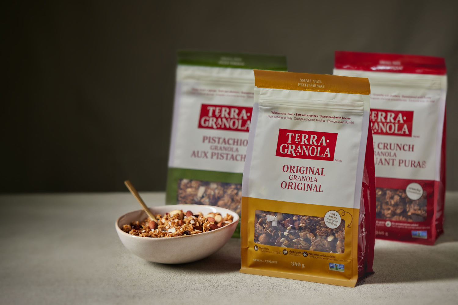 Terra Granola's Fresh New Look!