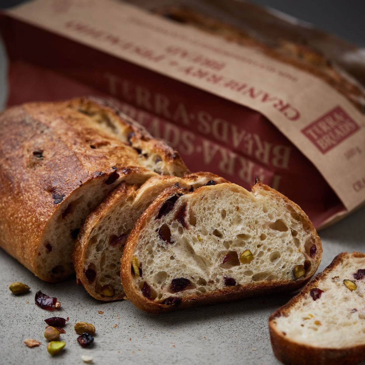 Cranberry Pistachio Loaf