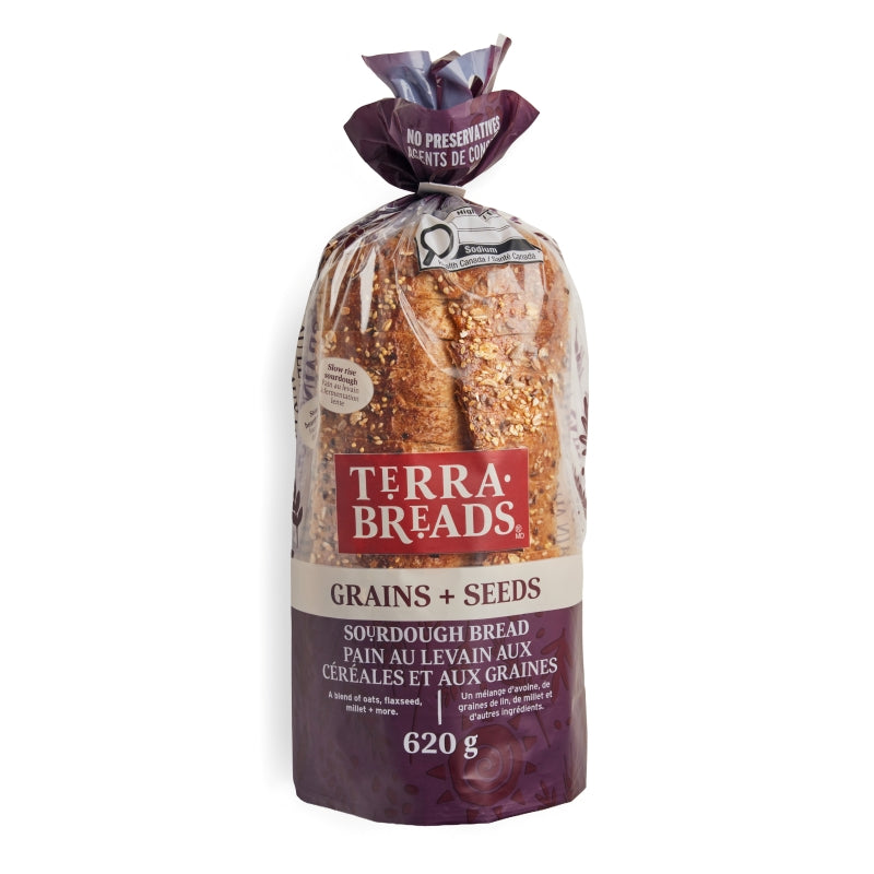 Grains + Seeds Sourdough Sliced