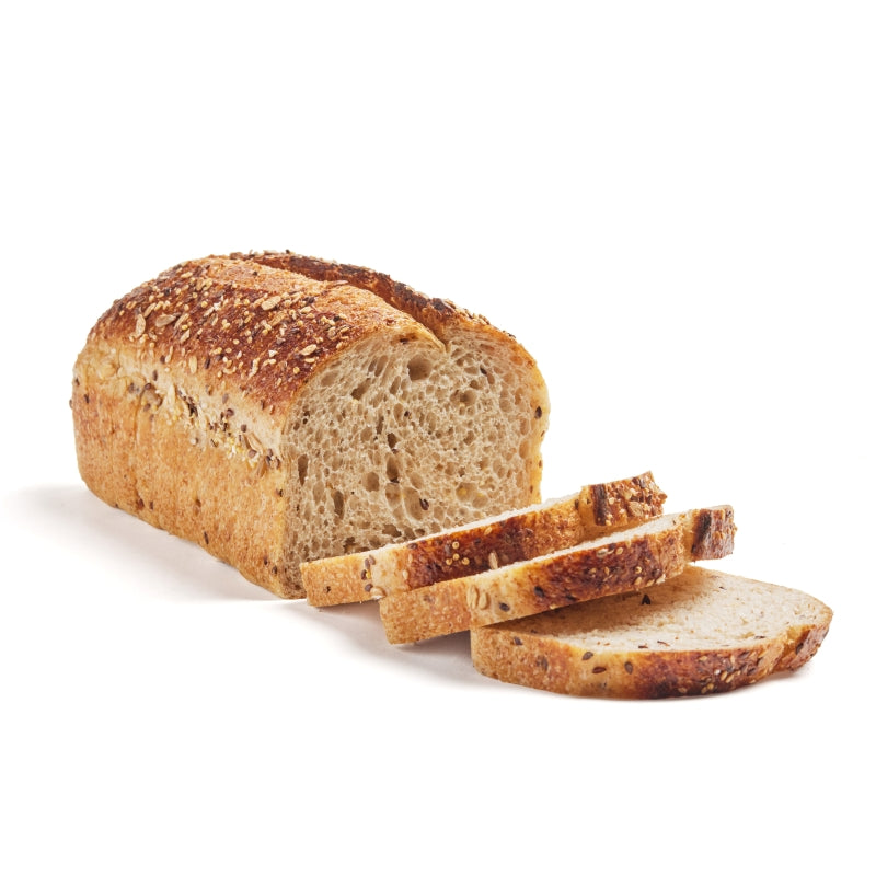 Grains + Seeds Sourdough Sliced