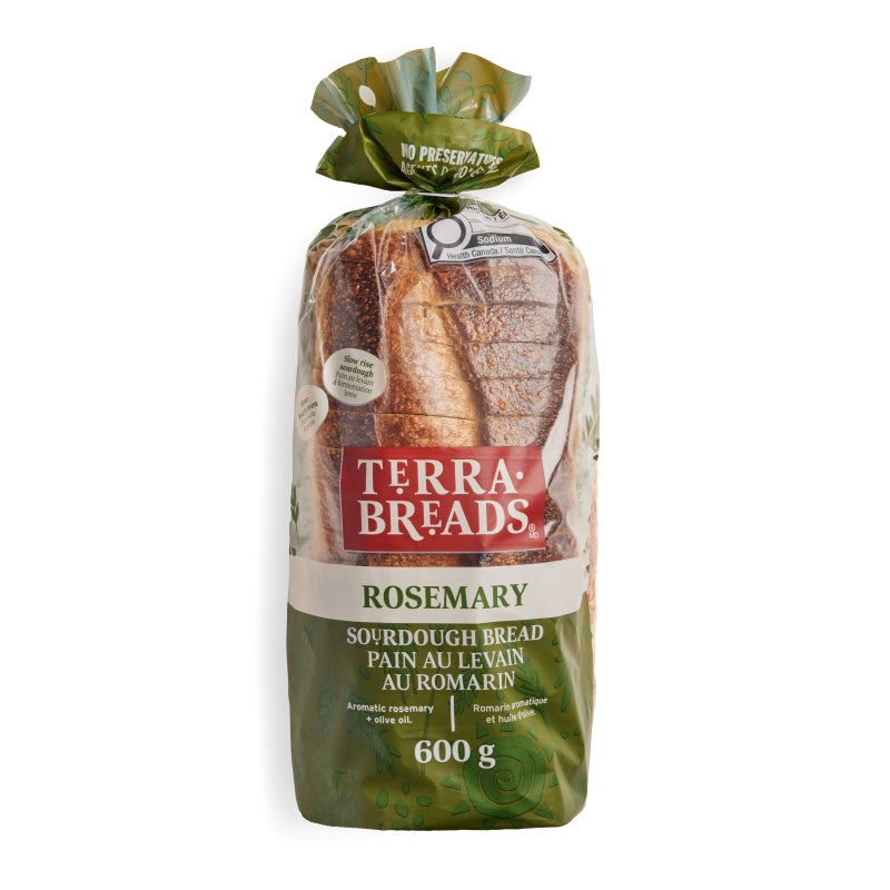 Rosemary Sourdough Sliced